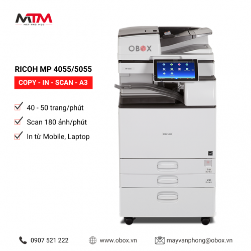 RICOH MP 4055/5055 - Gói thuê 3.000 bản/tháng